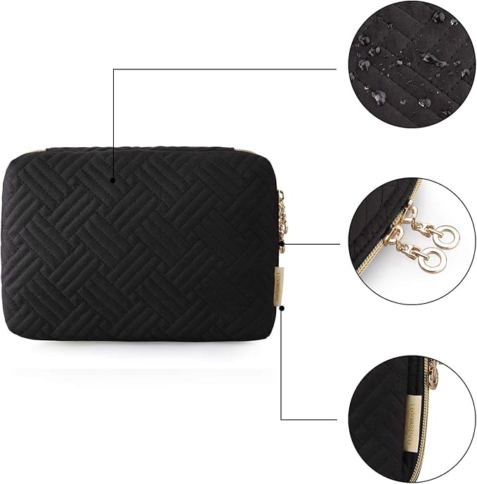 BAGSMART Large Electronics Travel Organizer Case for Wome, Polyester, Black | Cord Organizer, Cable Organizer Bag, Travel Tech Organizer, Travel Accessories for Women - Image 6