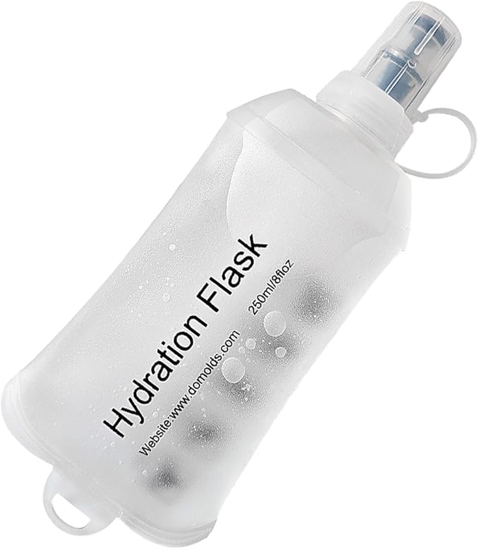 AXEN Soft Flask TPU Foldable Running Hydration Flask, Soft Collapsible Water Bottle for Hydration Pack Cycling Marathon Running Hiking by AXEN