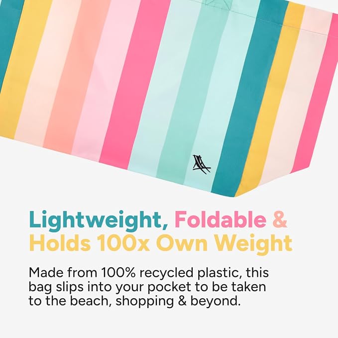 Dock & Bay Everyday Beach Tote Bag - Reusable Carrier Bag for Daily Use - Carries Up to 10kg - 100% Recycled Materials - Image 5