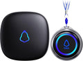 Wireless Caregiver Pager, 1 Call Button + 1 Receiver for Elderly at Home | Medical Life Alert System for Seniors/Kids, SOS Emergency Panic Call Bell, Nurse Calling/Patient Assistance Help Buzzer Alarm by stechro