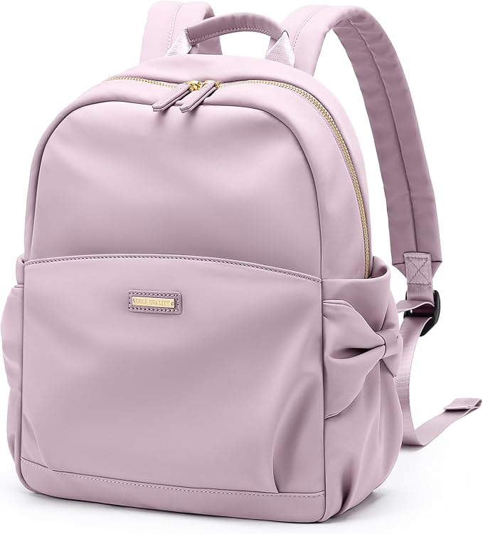 Mini Backpack for Women Small Backpack Purse Cute Stylish Lightweight Daypack for College Work Travel Party,12.9Inch, Pinkish Purple by GOLFQUALITY