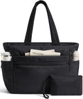 TOPEAST Tote Bag for Women Puffer Travel Carry On Bags with Laptop Compartment & Cup Holder Work Tote for Weekend Overnight by TOPEAST