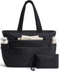 TOPEAST Tote Bag for Women Puffer Travel Carry On Bags with Laptop Compartment & Cup Holder Work Tote for Weekend Overnight by TOPEAST