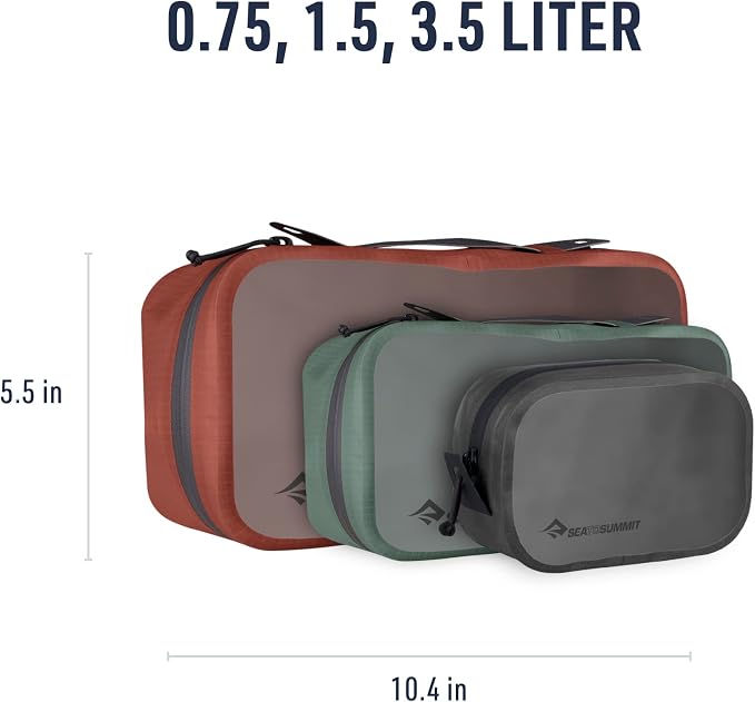 Hydraulic Packing Cube Set - 0.75L, 1.5L, 3.5L - Image 7