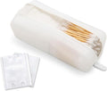 Cotton Pad Swab Travel Case, 2-in-1 Waterproof Organizer, VISFRESH (Clear) by VisFresh