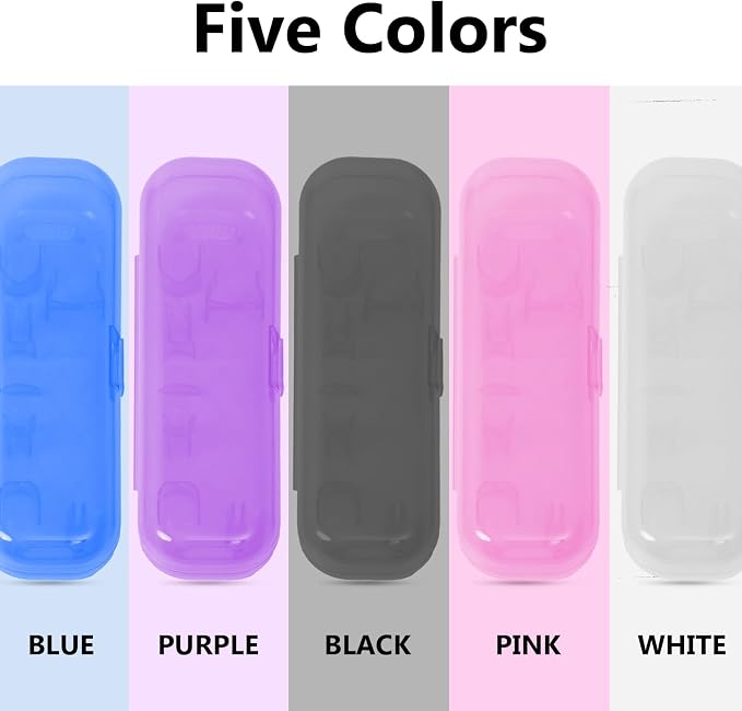 Newly upgraded toothbrush travel case, suitable for Oral-B/Oral-B Pro/Philips Sonicare/Aquasonic toothbrush, travel electric toothbrush box(purple) - Image 5