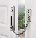 KAFENDA Security Door Chain Lock,Door Locks for Kids Safety | Stainless Steel Hotel Door Lock With Spring Button,Sturdy Door Chains for Front Door,Door Safety Locks from Inside by KAFENDA