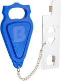 BRINKS – Portable Security Door Locks for Home, Dorm Room, Apartment, Hotel Safety, Short-Term Rentals, Security Door Latch - Privacy Latch, Easy Install (1 Pack) by Brinks