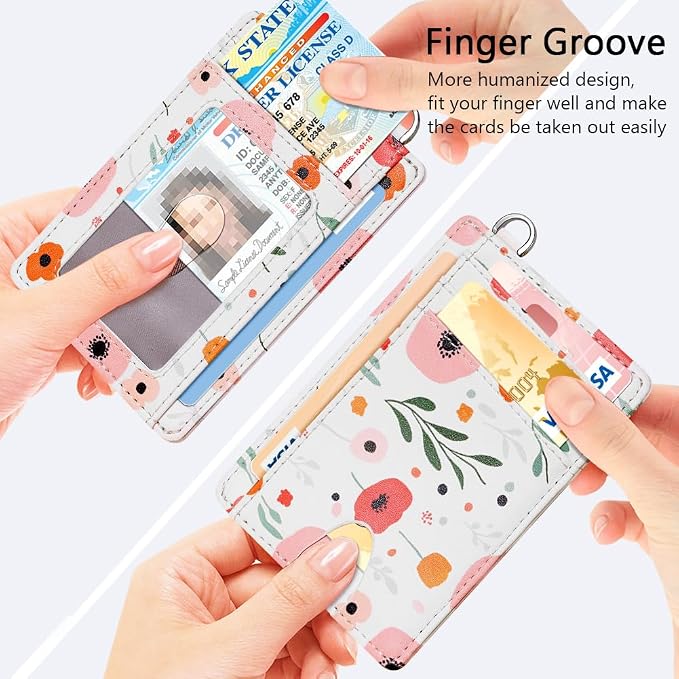 FurArt Slim Minimalist Wallet RFID Credit Card Holder for Men | slim minimalist compact rfid id window thin - Image 3