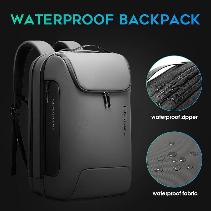 BANGE Anti Theft Backpack With TSA Lock,Waterproof Backpacks With YKK Zipper, High Tech Business Backpack For Men And Women, Laptop Backpack Fits For 17.3 Inch Notebook… - Image 5