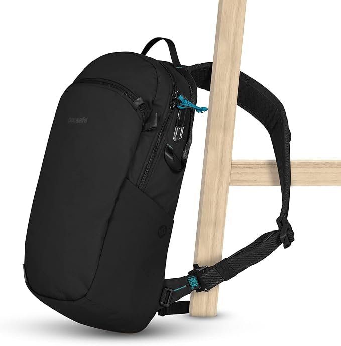 Pacsafe ECO 12L Anti Theft Sling Backpack, ECONYL Black - Image 4