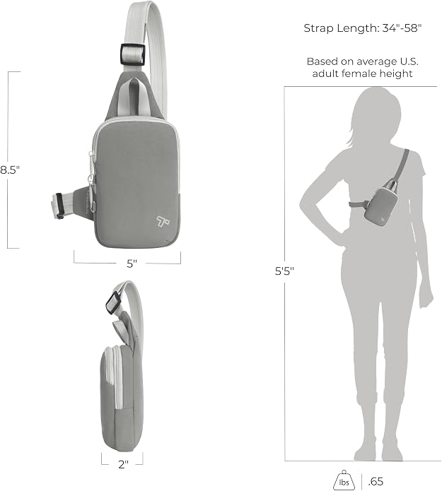 Travelon Anti-Theft The Voyages Compact Sling - Image 5