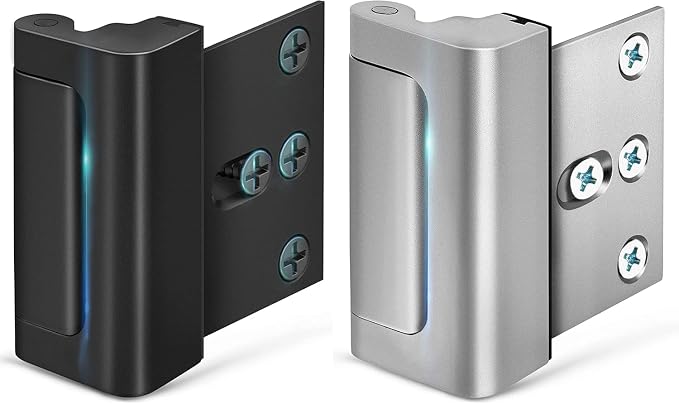 Door Reinforcement Lock Withstands 800lbs of Force Door Lock for Kid Safety | ChildProof Door Safety Locks from Inside Drilling Required, Prevents Unauthorized Entry, Add a Door Security Lock for Privacy - Image 8