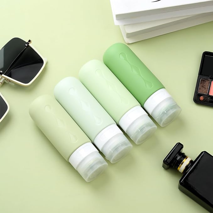 Gemice Travel Bottles for Toiletries, Tsa Approved, Travel Size Containers, BPA Free Leak Proof Tubs Refillable Liquid Accessories for Cometic Shampoo and Lotion Soap - Image 4