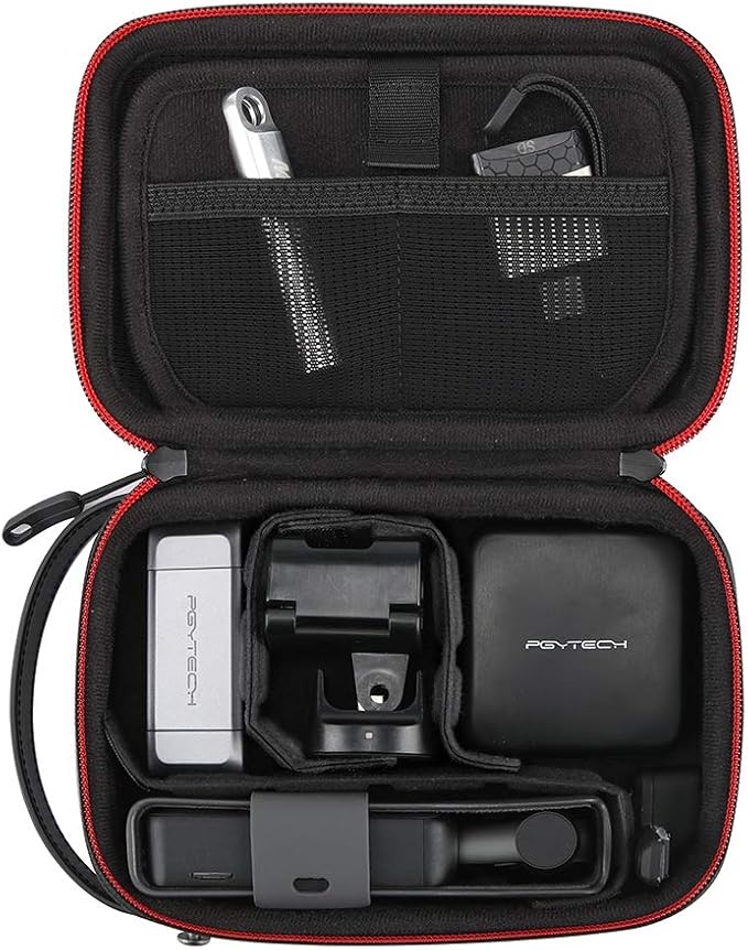 PGYTECH Camera Carrying Case Mini Compatible with OSMO ACTION 4/3,DJI OSMO Pocket 3/2, DJI Action 2, Gopro Hero 12/11/10/9, Storage Box Handbag for Insta 360, Feiyu Pocket Accessories | Compatible with DJI OSMO Action 6/5 Pro/Pocket 4/3/Xtra Muse/Luna ... by PGYTECH-US