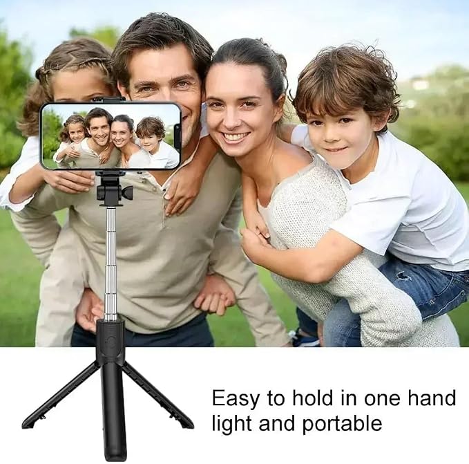 PINHEN Phone Tripod & Selfie Stick,3 in 1 Extendable 360° Rotation Tripod Stand with Detachable Wireless Remote Portable Smart Phone Holder Compatible with iPhone Android Sansung - Image 7