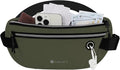 Slim Running Belt for Women Men Runners Fanny Packs With Phone Holder Hidden Pockets Exercise Waist Bag for Marathon Workout by Unknown