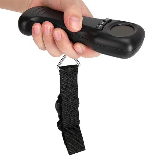 Digital Luggage Scale, 97lb Portable Travel Hanging Luggage Scale Electronic Weight Scale with LCD Digital Display for Travel Home Fair, Black, Battery Not Included - Image 9