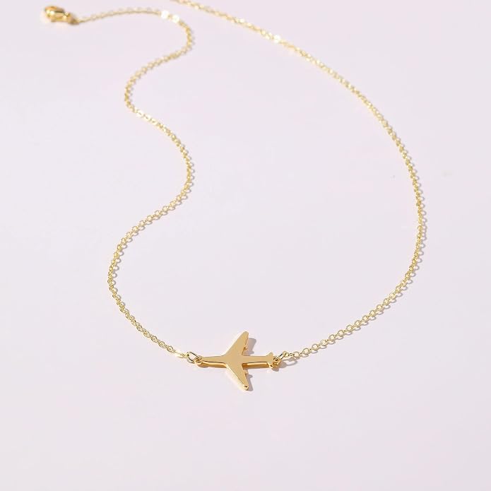 Gold Necklace for Women, Dainty Charm Pendant Necklace Jewelry Gift | 14K Gold Plated, Cute, Delicate, Adults, Non Tarnish, Hypoallergenic, Accessories - Image 4