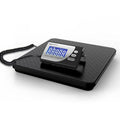 Amazon Basics Digital Postal Scale with Tare Function, Heavy Duty, Aluminium Platform, 440 lb Capacity, Digital Shipping, Portable, Black by AmazonBasics