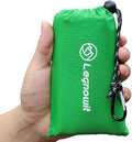 Pocket Blanket, Compact Blanket for Picnic, Beach, Festival | Sandproof, Waterproof, Stakes & Carabiner Included, Packable Lightweight Tarp for Camping, Hiking, Backpacking, Travel by Legowitoutdoor