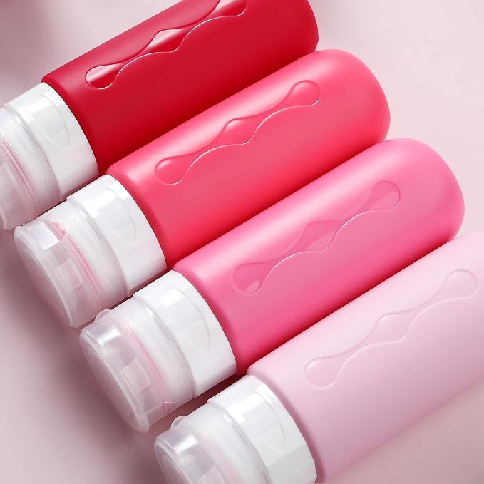 Gemice Travel Bottles for Toiletries Tsa Approved Travel Size Containers BPA Free Leak Proof Tubs Refillable Liquid Travel Accessories for Cometic Shampoo and Lotion Soap - Image 5