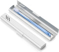 Travel Toothbrush Case, Portable Toothbrush Holder, Durable Aluminum Toothbrush Storage Box, Small Breathable Manual Toothbrush Container for Traveling, School, Camping, Business Trip - Sliver by EVERYPURCHASEISFORASIMPLELIFE