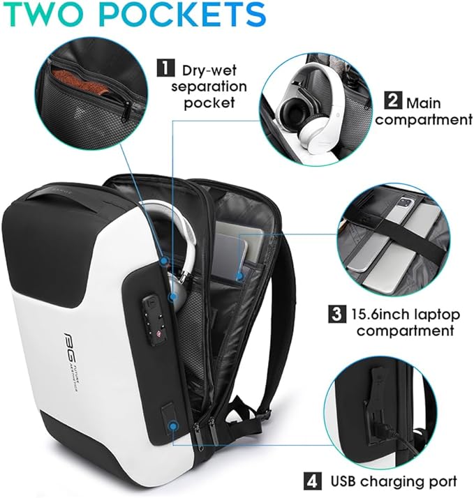 BANGE Tech Laptop Backpack for Men and Women - Image 2