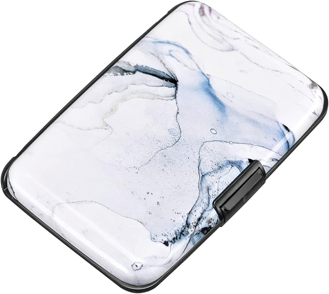 RFID Blocking Credit Card Protector Case Holder Wallet for Men Women | RFID Blocking Credit Card Protector Aluminum ID Case Hard Shell Business Card Holders Metal Wallet for Men or Women - Image 4