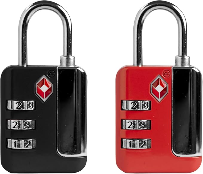 TSA Locks for Luggage, Combo Lock for Locker, Small Combination Padlock, TSA Approved Padlocks for Luggage, Gym Locker, Suitcase, Gun Case, Ammo Can, Storage Box, Backpack Zipper, Toolbox by SpecializeinCombinationLock