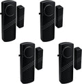 Door Window Alarm, 90dB Door Alarms Sensor for Kids Safety, Home Security, Door Window Burglar Alarm, Window Pool Alarms for Home, Apartments, Offices, Hotel Rooms (4pack-Black) by Unknown