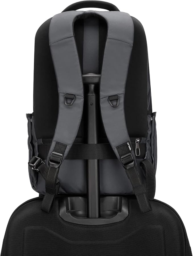Pacsafe Metrosafe X Anti Theft 25L Backpack - With Padded 16" Laptop Sleeve, Slate - Image 5