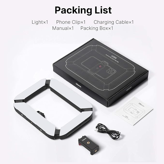 Smartphone Video Rig PICTRON U200 Handheld LED Ring Light Selfie Light | Phone Video Stabilizer for Camera, Smartphone, Action Camera, YouTube, Setup, Filmmaking, Makeup, Vlogging - Image 7