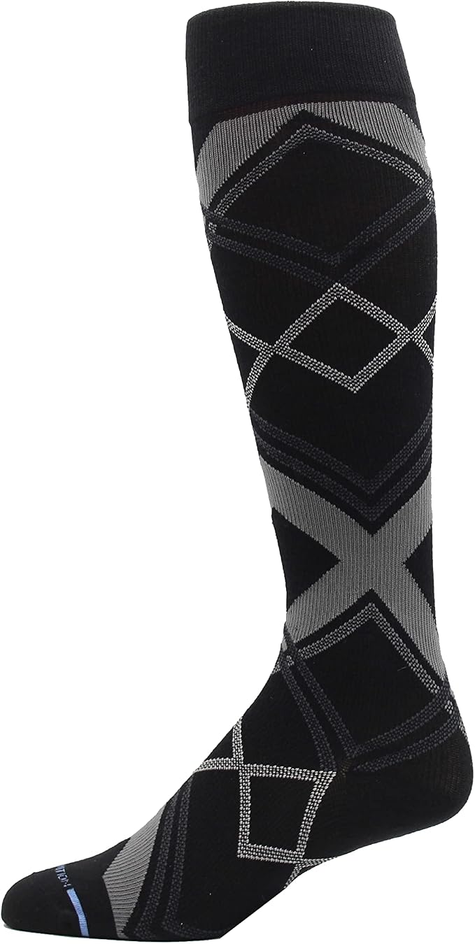 Dr. Motion 4 Pairs Men's Athletic Traveler Graduated Compression Knee High Socks - Image 3