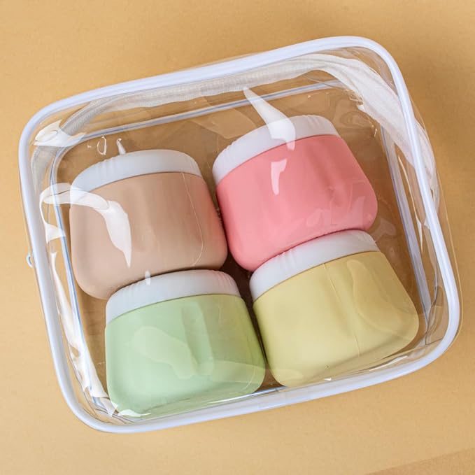 vodvob Travel Bottles Set - TSA Approved, Leak Proof, Refillable Silicone Toiletry Containers - Image 7