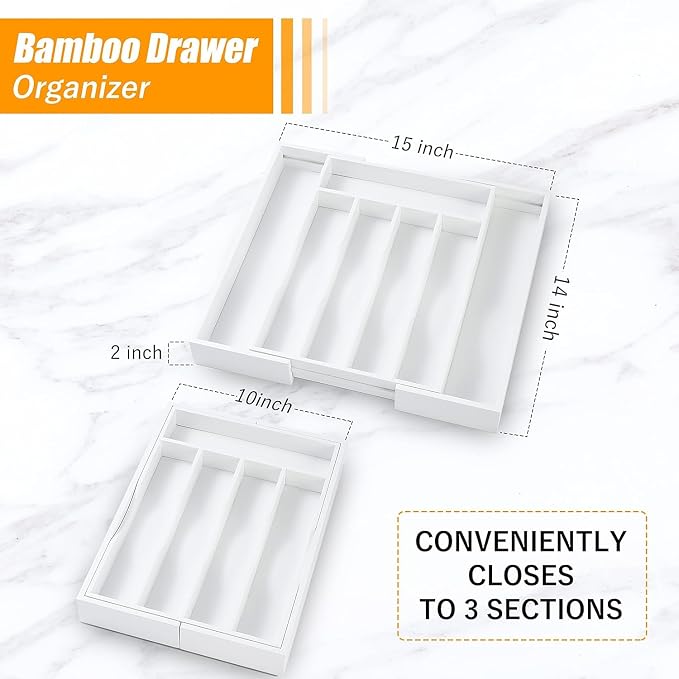 Kitchen Silverware Drawer Organizer and Storage Utensilios De Cocina Modernos Soporte Para Cucharas Trastes De Cocina Organizadores Platos Para Gabinetes Cajones Decoración Organizador Para Utensilios - Image 3