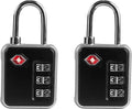 TSA Locks for Luggage, Combination Lock for Locker, Small Padlock Combination, Combo Luggage Padlocks TSA Approved, for Gym Locker, Travel Suitcase, Gun Case, Backpack Zipper, Ammo Can by SpecializeinCombinationLock
