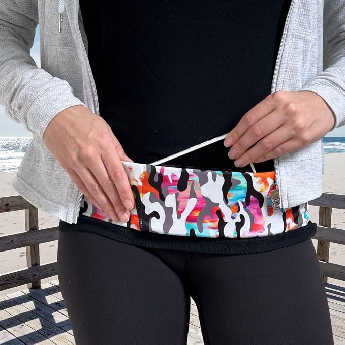 BANDI Plus Size Fanny Pack for Women – Travel-Ready Pocket Belt for Phone, Passport, Keys, Money, & Medical Devices, Adjustable Fit, Comfortable - Rio - Image 3
