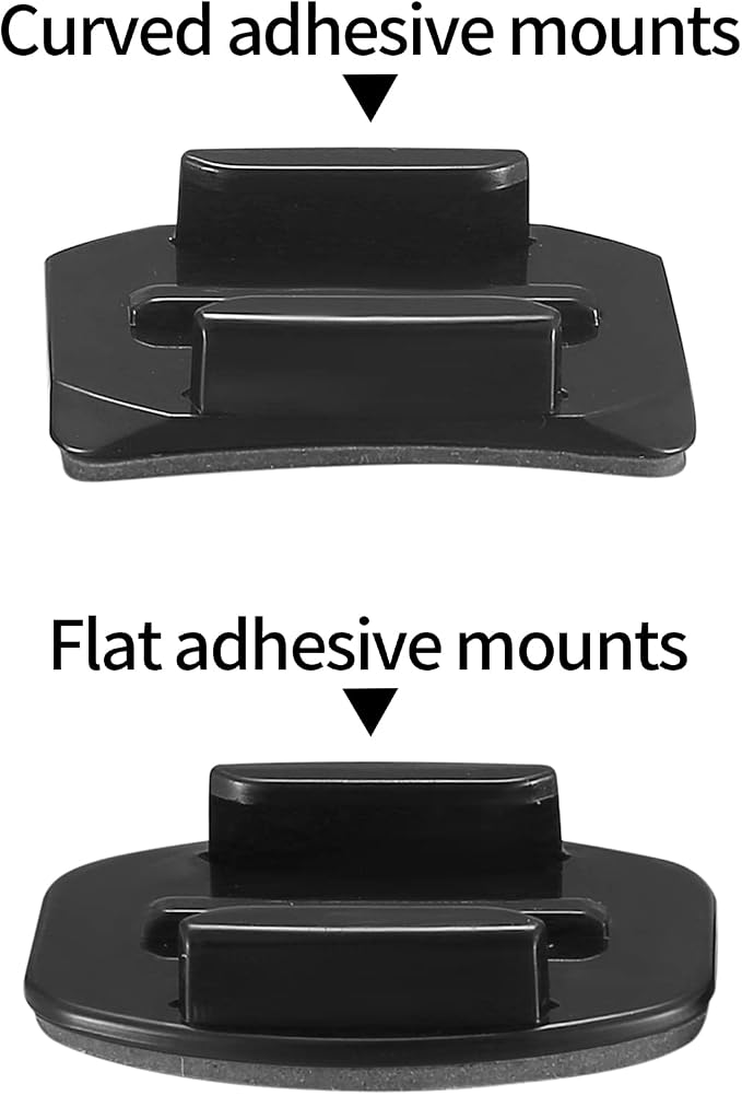 18 Set Helmet Adhesive Sticky Mount, Compatible with GoPro Hero 10/9/8/7, Fusion, 6/5/4, Session, Action Camera - Image 4