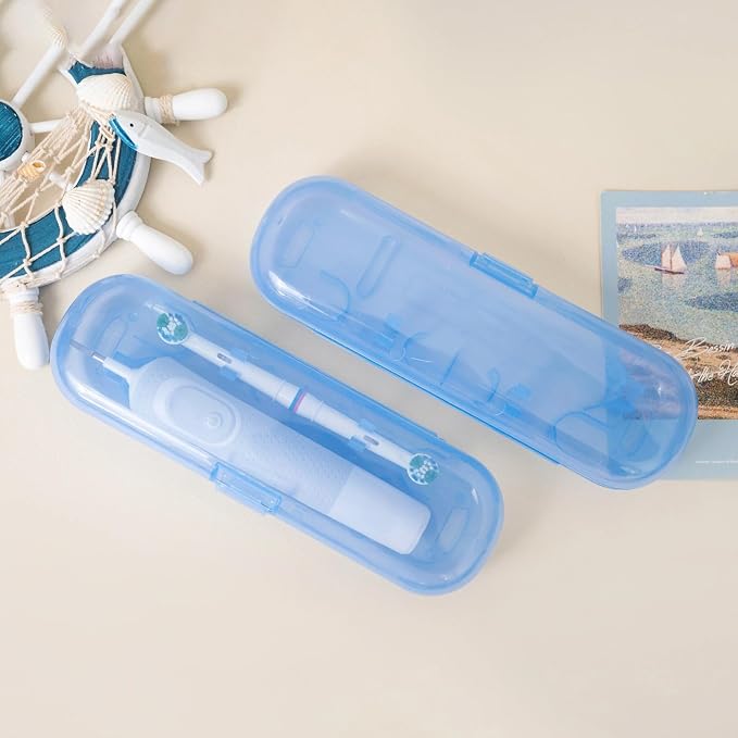 Newly upgraded toothbrush travel case, suitable for Oral-B/Oral-B Pro/Philips Sonicare/Aquasonic toothbrush, travel electric toothbrush box (blue) - Image 10