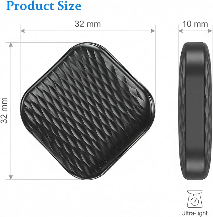 Mini GPS Tracker for Vehicles No Subscription, iOS Only, 4 Pack | Hidden Tracking Device, Car Tracker Work with Apple Find My, Vehicle Tracker with Audio for Kids, Dogs, Key, Luggage - Image 7