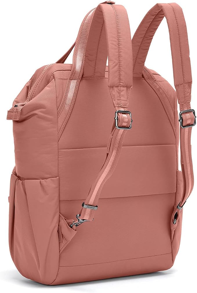 Pacsafe Women's Citysafe CX 17L Anti Theft Backpack-Fits 16 inch Laptop, ECONYL Rose, One Size - Image 2