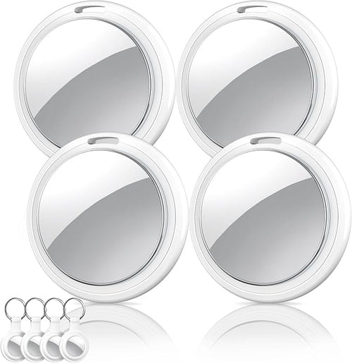 Air Tracker Tags-4 Pack, Item Finders Works with Apple Find My(iOS Only), Air Tracker Tags with 4 Case, Bluetooth Tracker Keys Finder and Item Locator & GPS Trackers for Kids/Pets/Dog/Luggage/Wallet by Daloben