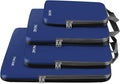 BAGAIL 4 Set/6 Set/8 Set Compression Packing Cubes Travel Accessories Expandable Packing Organizers (Cloth Pattern, 4-Navy) by BAGAIL