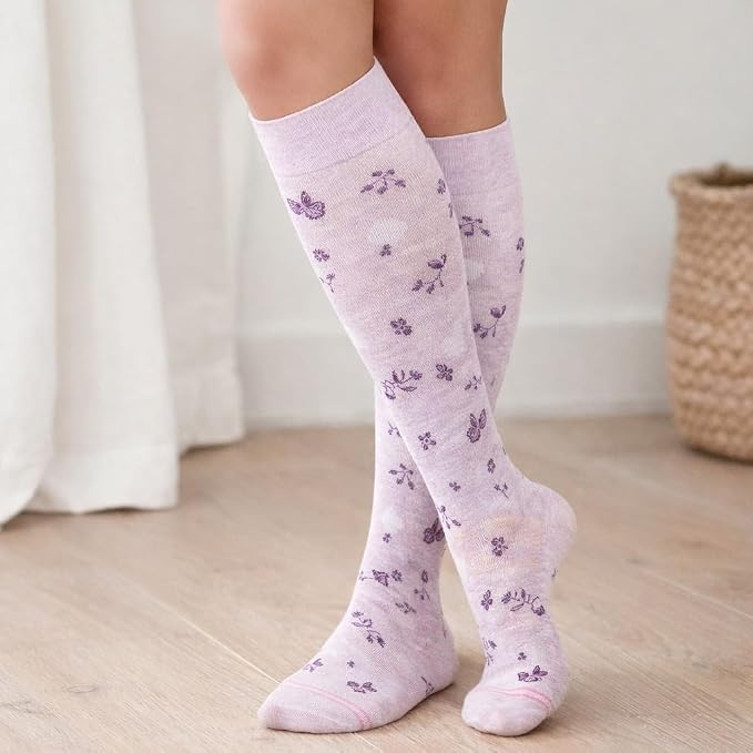 Dr. Motion Compression Knee High Socks for Women - 5 Pairs Pack - Image 2
