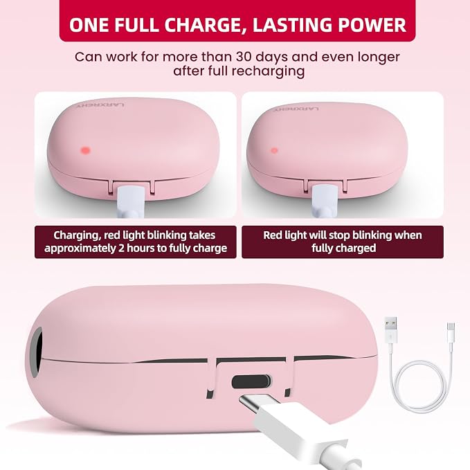 Toothbrush Cleaner Case - Toothbrush Covers with Holder - Portable & Rechargeable Travel Home Toothbrushes Cleaner Case - Fits All Manual or Electric ToothBrushes(Pink) - Image 6