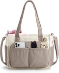 BAGSMART Tote Bag for Women, Puffy Laptop Work College Shoulder Handbag | 30oz or 40oz Tumbler Holder with Crossbody Strap, 13 inch or 15.6 inch Laptop Sleeve, Water Resistant Puffer Teacher Tote Bag by BAGSMART
