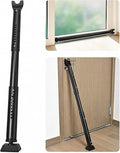 Door Security Bar Door Stoppers Adjustable Sliding Glass Door Security Bar | Upgraded 2 in 1 Heavy Duty Door Jammer Patio Bar for Home, Apartment, Travel, School, Dorm by HonesaLoc