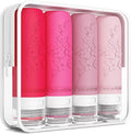 Silicone Travel Bottles for Toiletries, TSA Approved Leak-Proof Toiletry Containers for Airplane & Vacation by PanLuoNais
