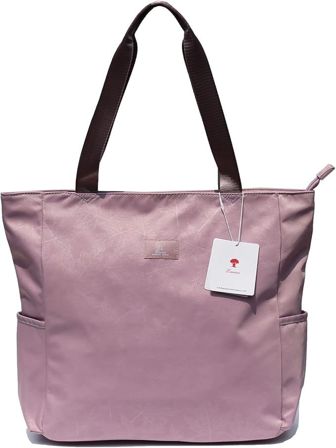 ESVAN Original Floral Water Resistant Large Tote Bag Shoulder Bag for Gym Beach Travel Daily Bags Upgraded - Image 4
